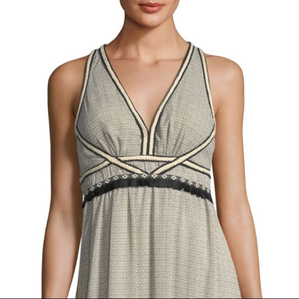 Max Studio Textured Georgette Maxi Dress